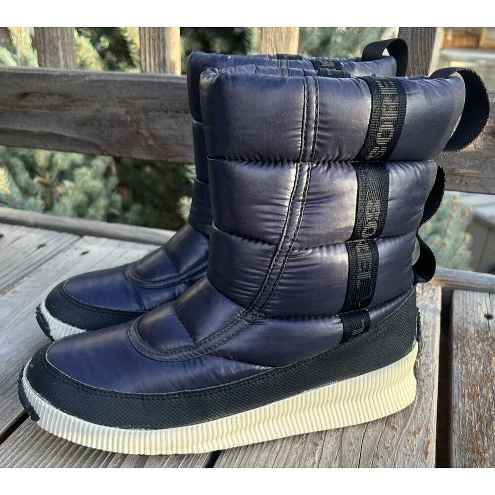 Sorel Women's 10 Out 'N About Mid Puffy Winter Snow Boots Waterproof